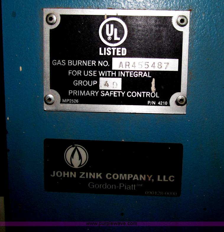 image for item E4615 Zink F18-G-150 natural gas burner