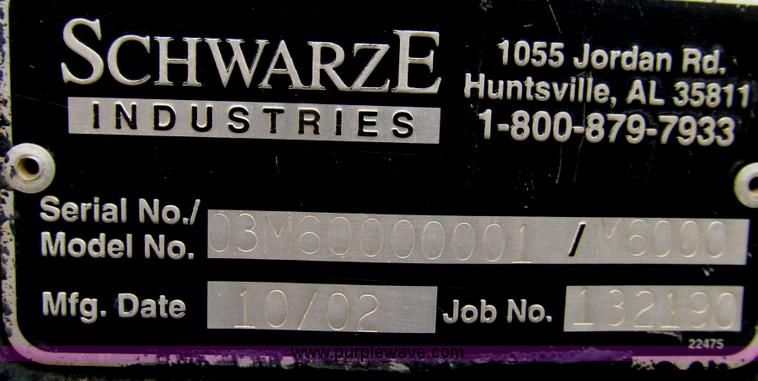 image for item G2173 2003 Freightliner FL70 truck with Schwarze M6000 sweeper