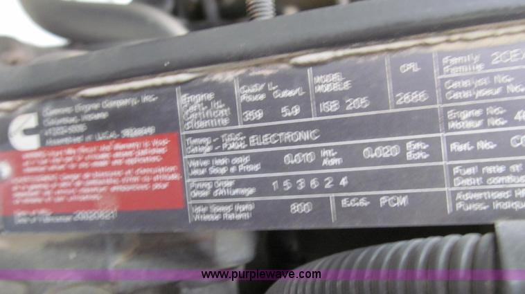 image for item G2173 2003 Freightliner FL70 truck with Schwarze M6000 sweeper