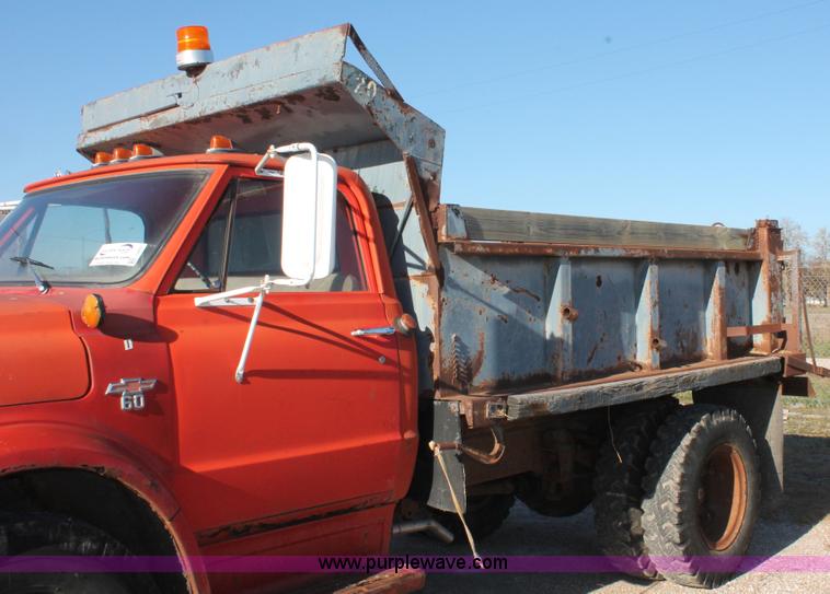 image for item I4697 1968 Chevrolet C60 dump truck