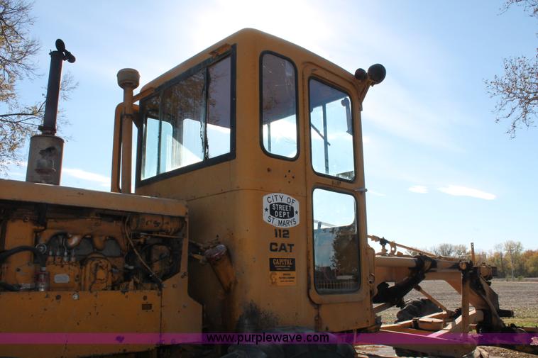 image for item I4698 Caterpillar 112 rigid frame motor grader