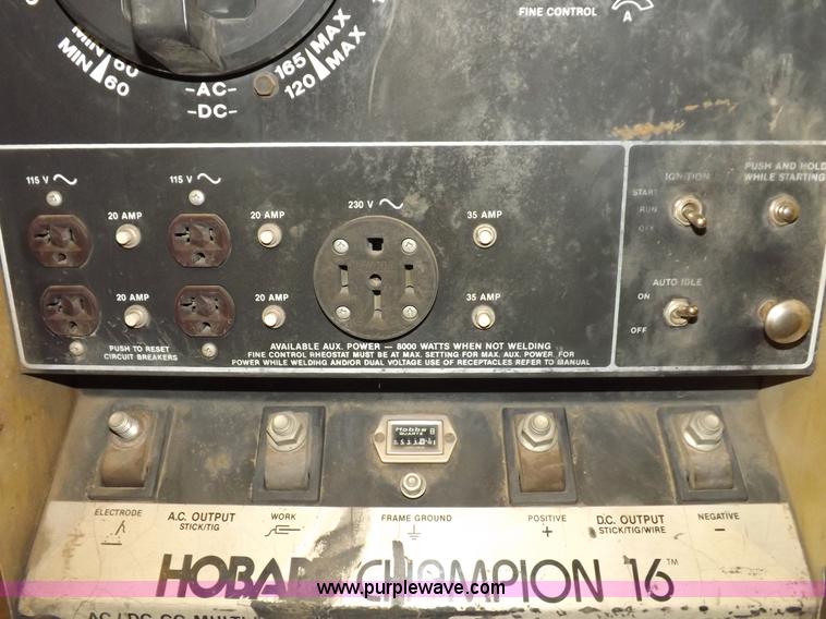 image for item I8320 Hobart Champion 16 welder/generator