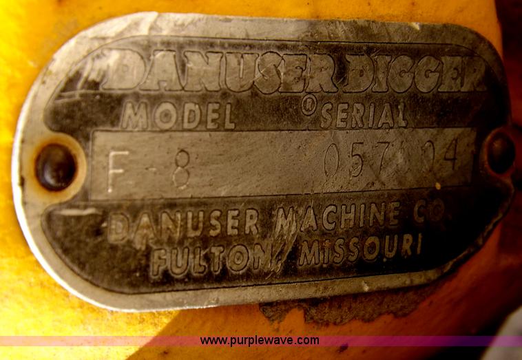 image for item I8344 Danuser F-8 post hole auger