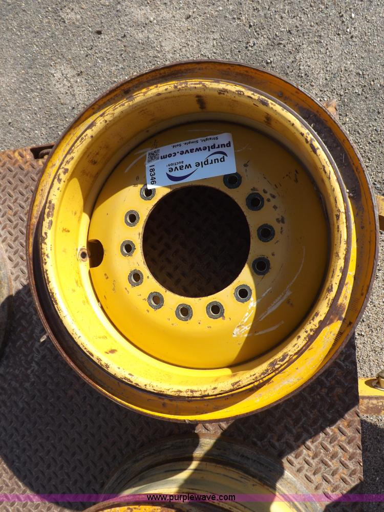 image for item I8346 (3) motor grader wheels