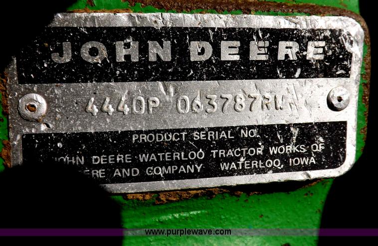 image for item I8350 John Deere 4440 tractor