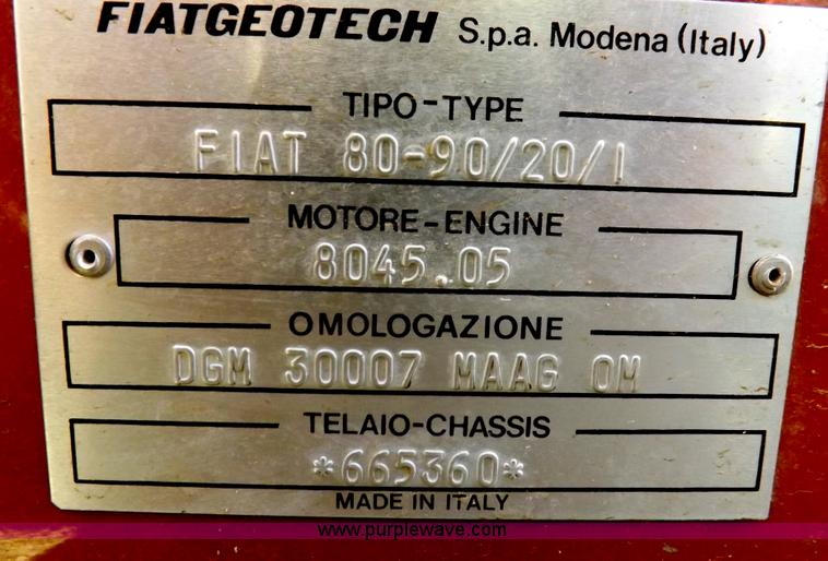 image for item I8457 Fiat 80-90/20/1 tractor