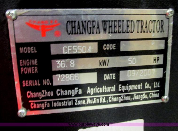 image for item AB9314 2007 Changfa/Apollo A5200 tractor