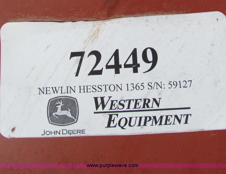 image for item AE9098 2003 Hesston 1365 disc mower