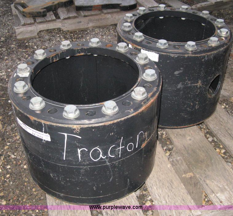 (2) Tractor dual wheel hub extensions in Hesston, KS Item AX9682 sold
