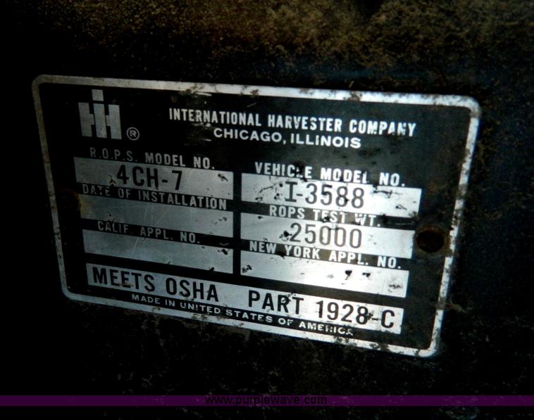 image for item AZ9020 1980 International Harvester 3588 2+2 4WD tractor