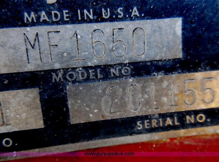 image for item F3197 Massey-Ferguson 1650 lawn mower