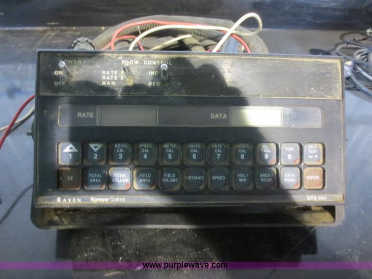 Raven SCS 660 sprayer controller | Item F6733 | 12-4-2013 livestock trailer wiring harness 