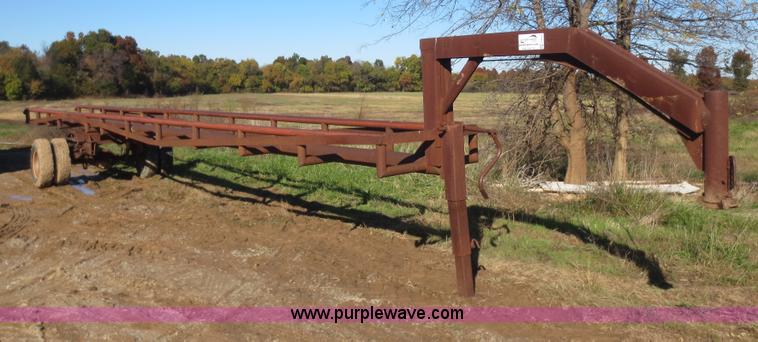 image for item F8043 36' round bale trailer