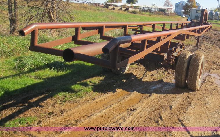 image for item F8043 36' round bale trailer