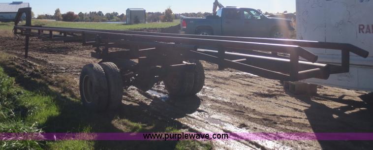 image for item F8043 36' round bale trailer