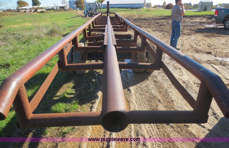 image for item F8043 36' round bale trailer