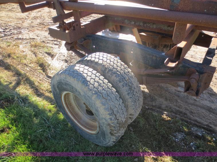 image for item F8043 36' round bale trailer