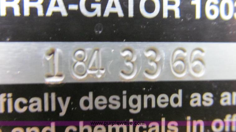 image for item G2161 1996 Ag-Chem TerraGator 1803 self-propelled sprayer floater