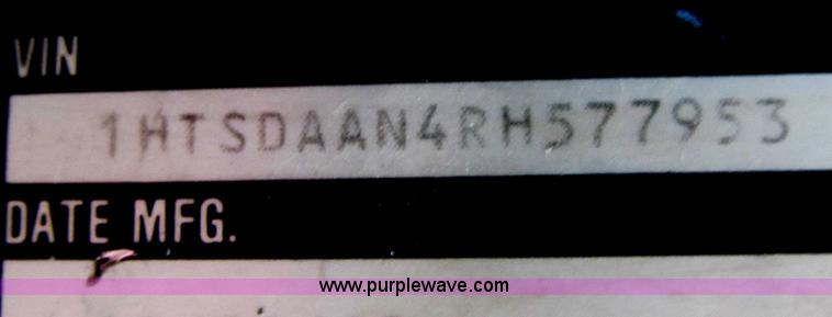 image for item G2177 1994 International 4900 dry fertilizer spreader truck