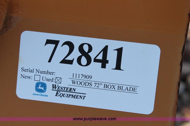 image for item G5852 Woods GB72 box blade
