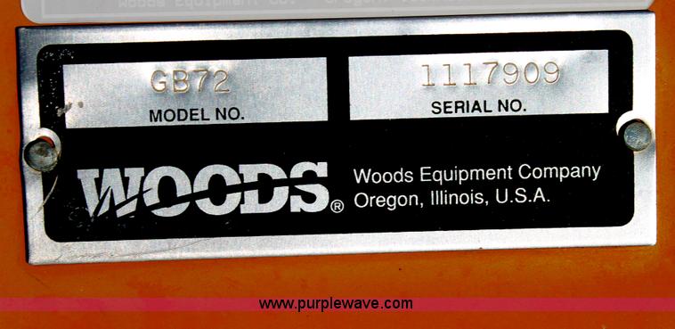 image for item G5852 Woods GB72 box blade