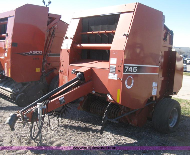 image for item H4397 Hesston 1745 prototype round baler