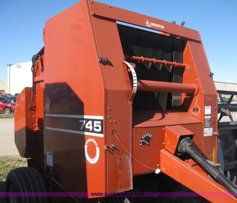 image for item H4397 Hesston 1745 prototype round baler