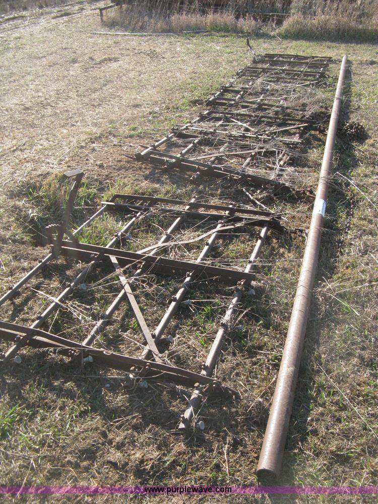image for item H4425 Four section drag harrow