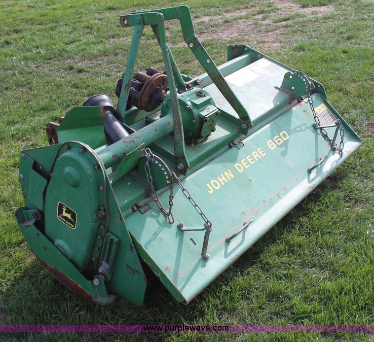 image for item H7968 John Deere 660 tiller