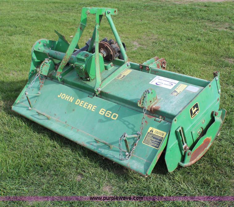 image for item H7968 John Deere 660 tiller