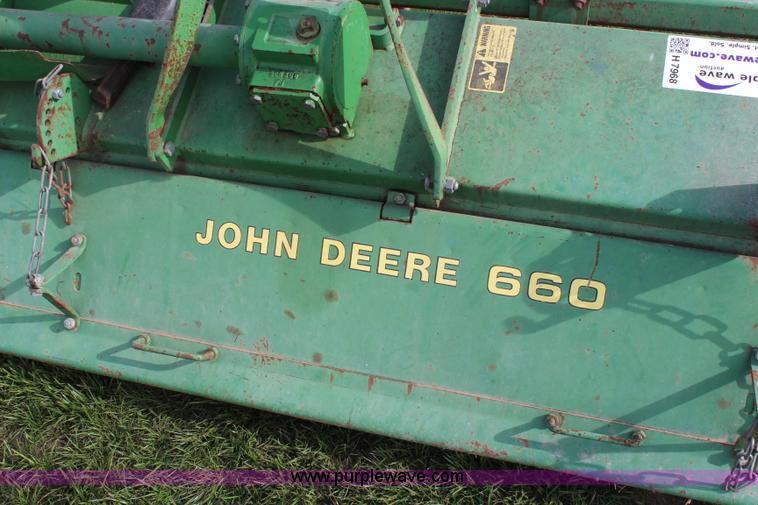 image for item H7968 John Deere 660 tiller