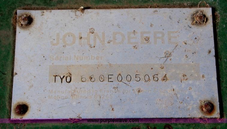 image for item H7968 John Deere 660 tiller