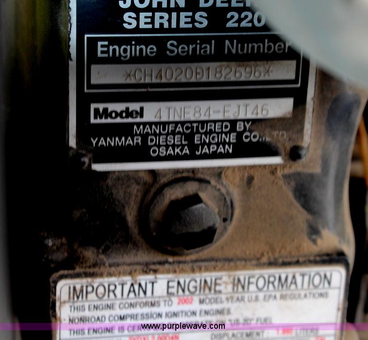 image for item H7971 2002 John Deere 4610 MFWD tractor