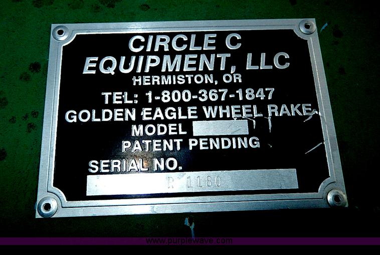 image for item H9540 Golden Eagle wheel rake