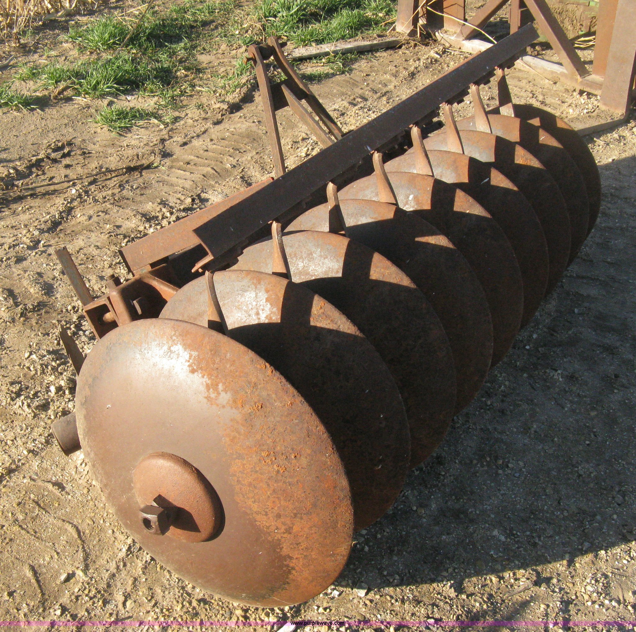 Three point oneway disk harrow in Sterling, KS Item AX9598 sold