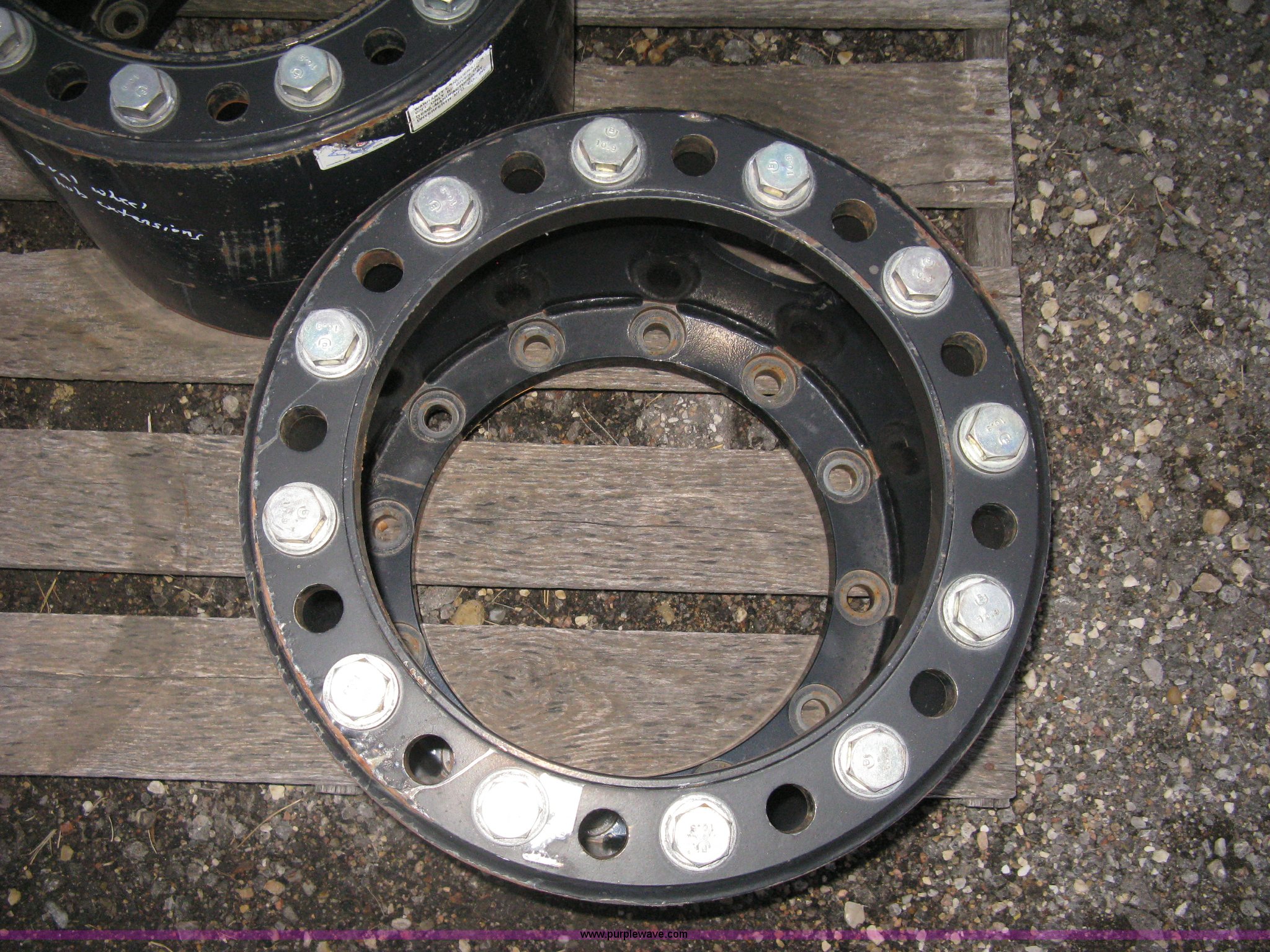 (2) Tractor dual wheel hub extensions in Hesston, KS Item AX9682 sold