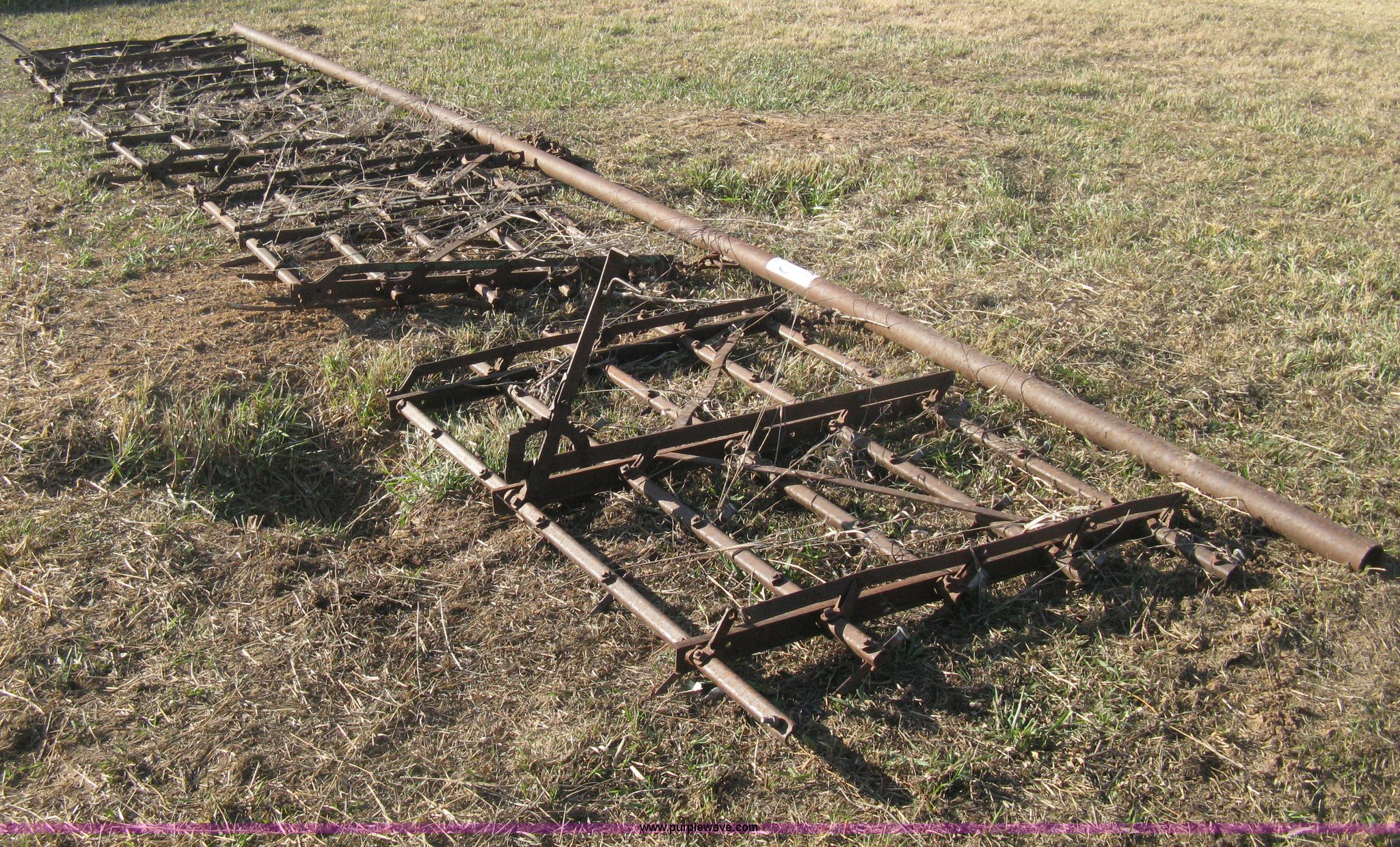 Four section drag harrow in Lyons, KS Item H4425 sold Purple Wave