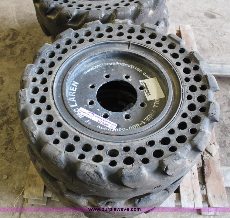image for item AU9989 McClaren solid skid steer tires
