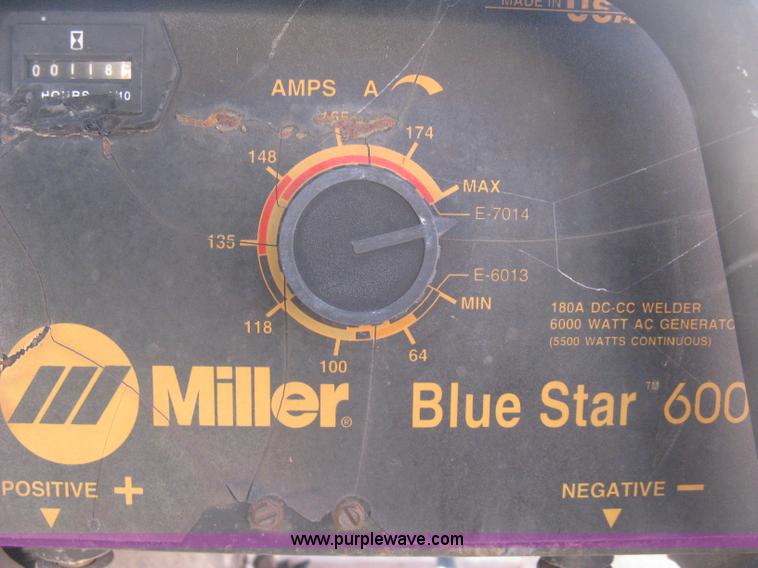 image for item AX9573 Miller Blue Star 6000 welder generator