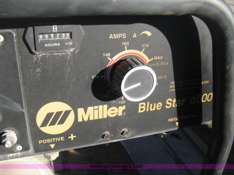 image for item AX9575 Miller Blue Star 6000 welder generator