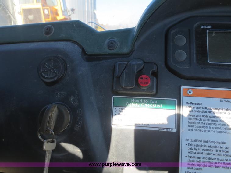 image for item F8035 2011 Yamaha Rhino utility vehicle