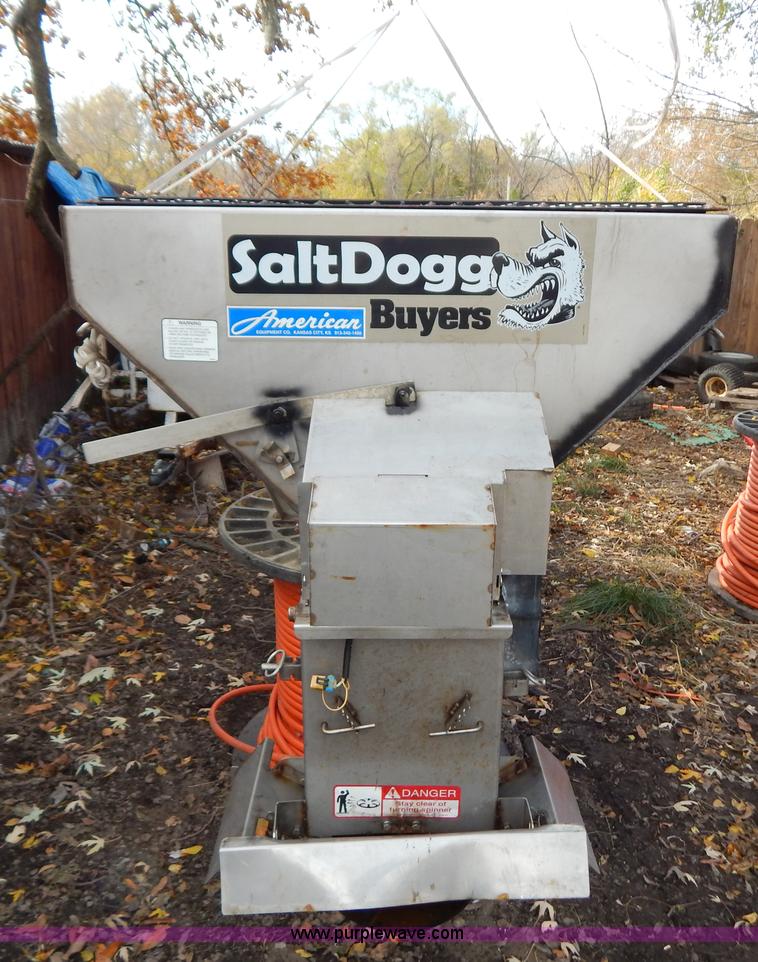 image for item H3993 Salt Dogg stainless steel salt spreader