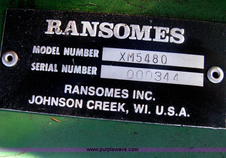 image for item H4381 Ransomes XM5480 sulky style commercial mower