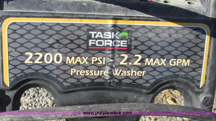 image for item Z9733 Task Force pressure washer