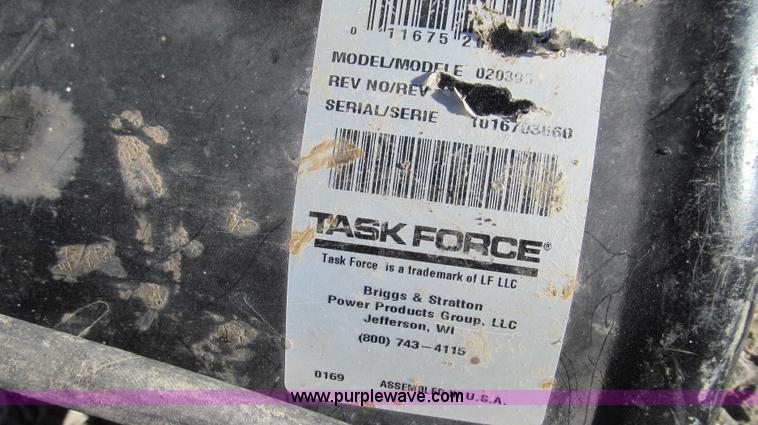 image for item Z9733 Task Force pressure washer