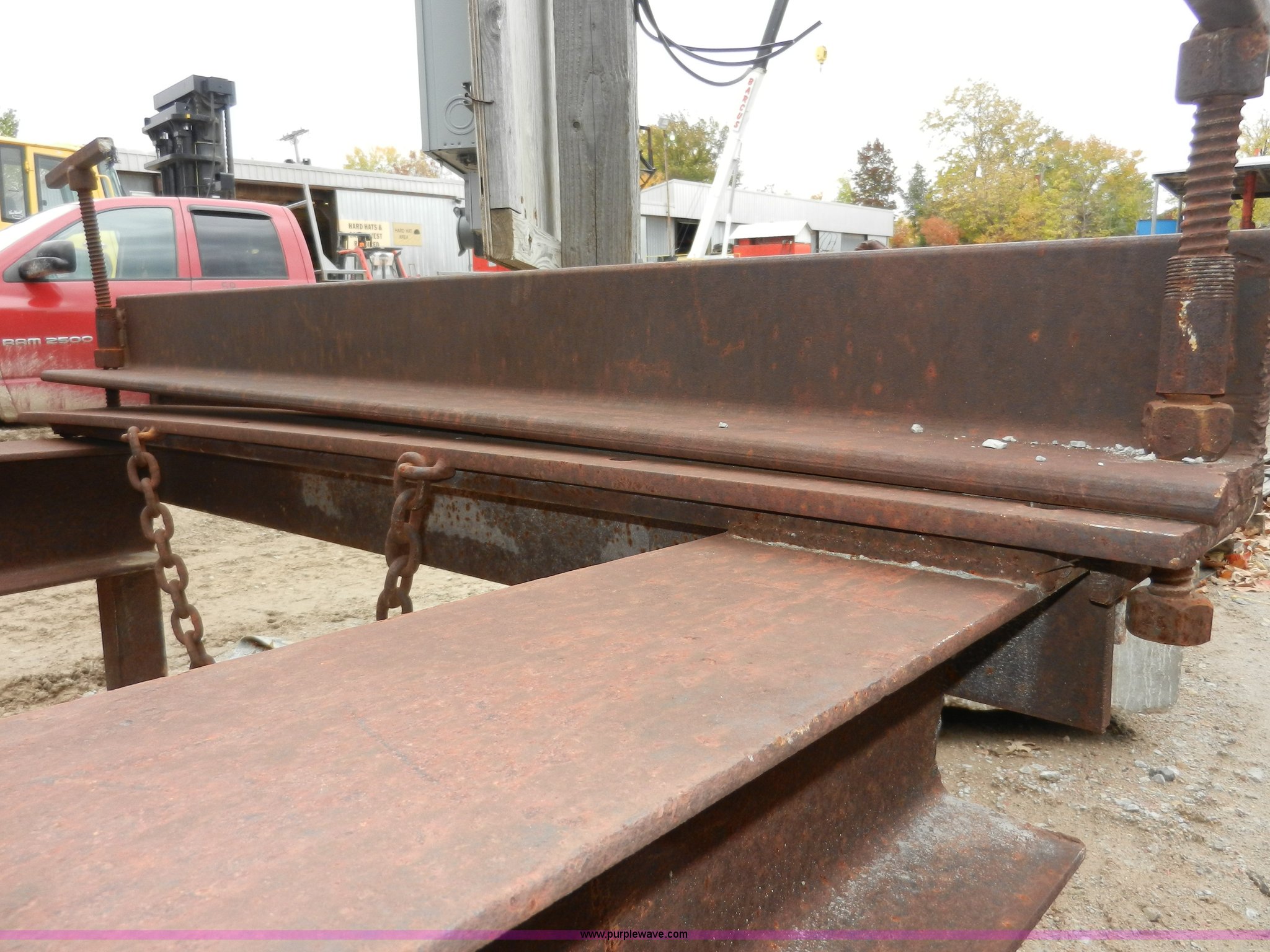 Shop built metal brake in Kansas City, KS Item AT9291 sold Purple Wave