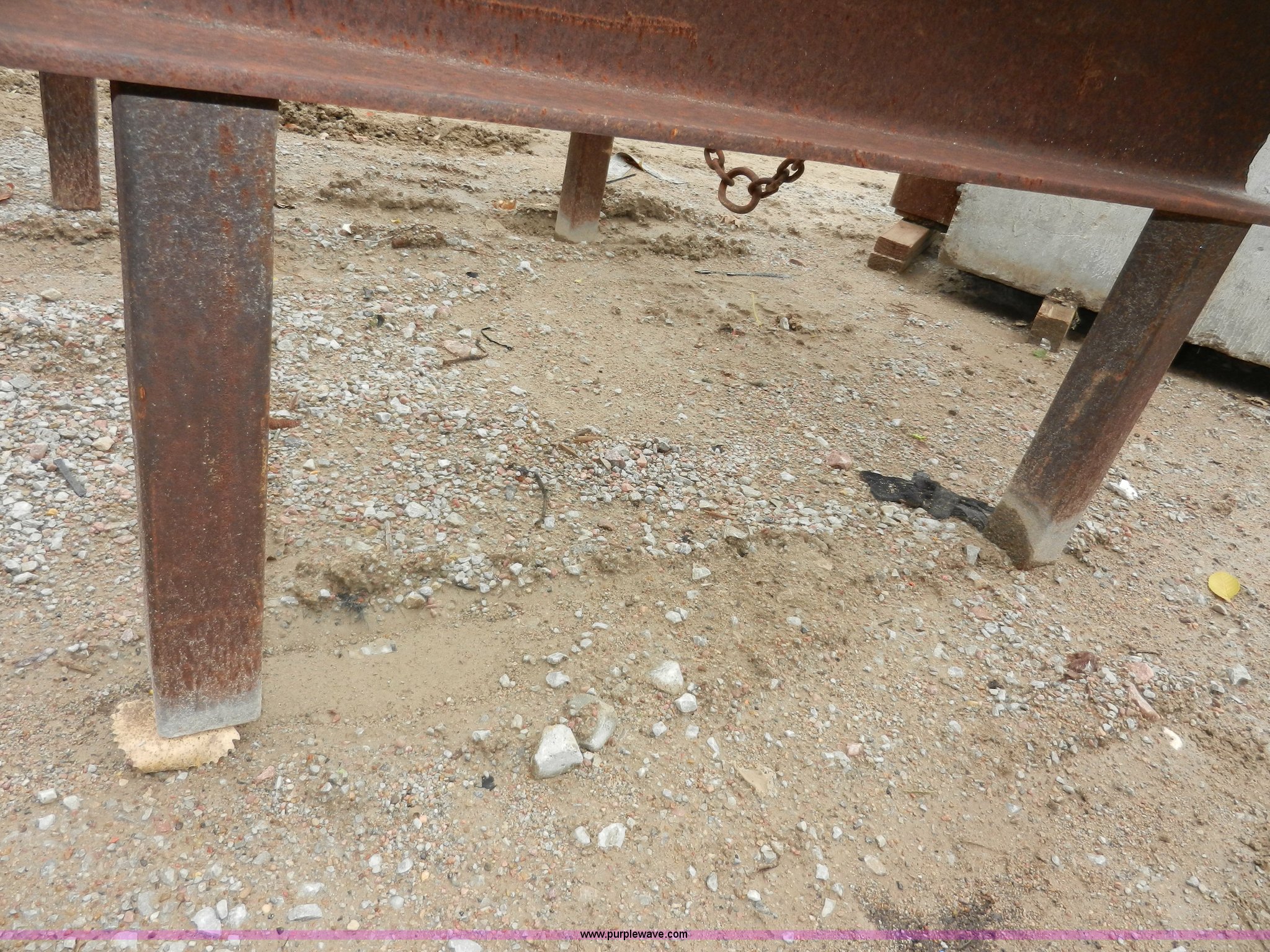 Shop built metal brake in Kansas City, KS Item AT9291 sold Purple Wave