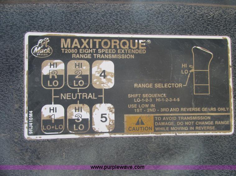 image for item AN9146 1994 Mack RD690S dump truck