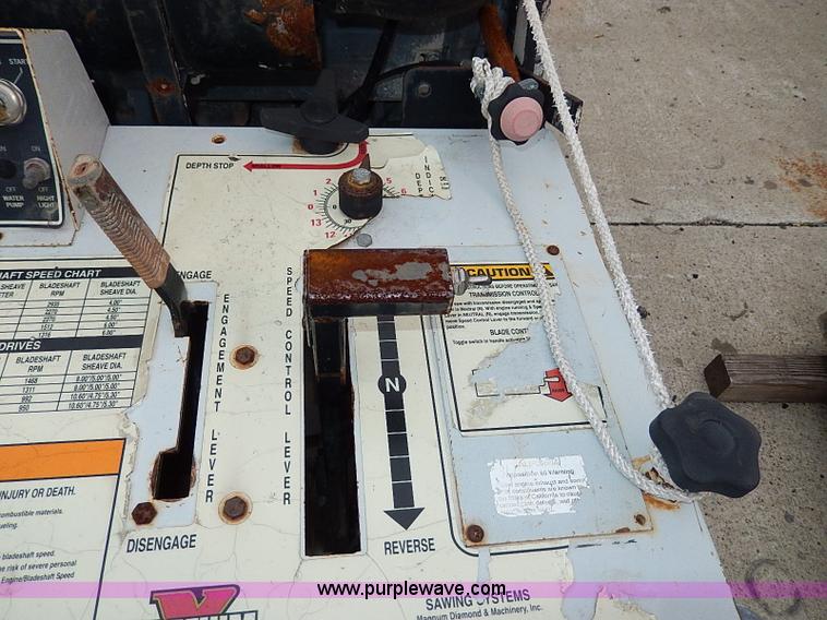 image for item AP9925 Magnum X Turbo Xpress concrete saw