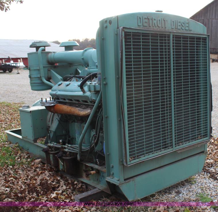 image for item AU9995 Detroit Diesel 175 kW generator